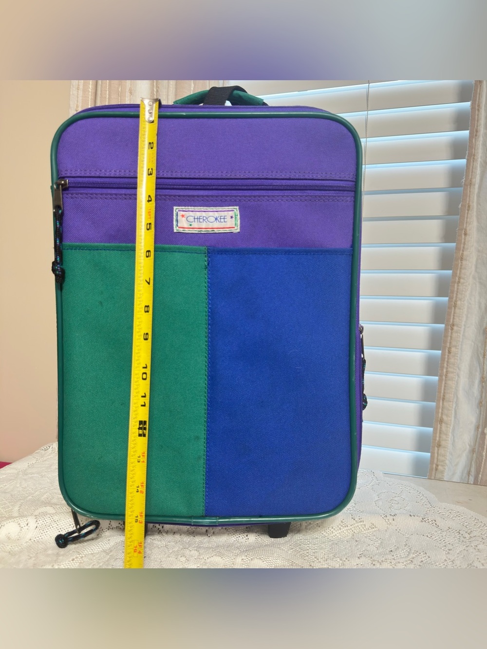 Cherokee Purple, Green & Blue Colorblock Carry Bag